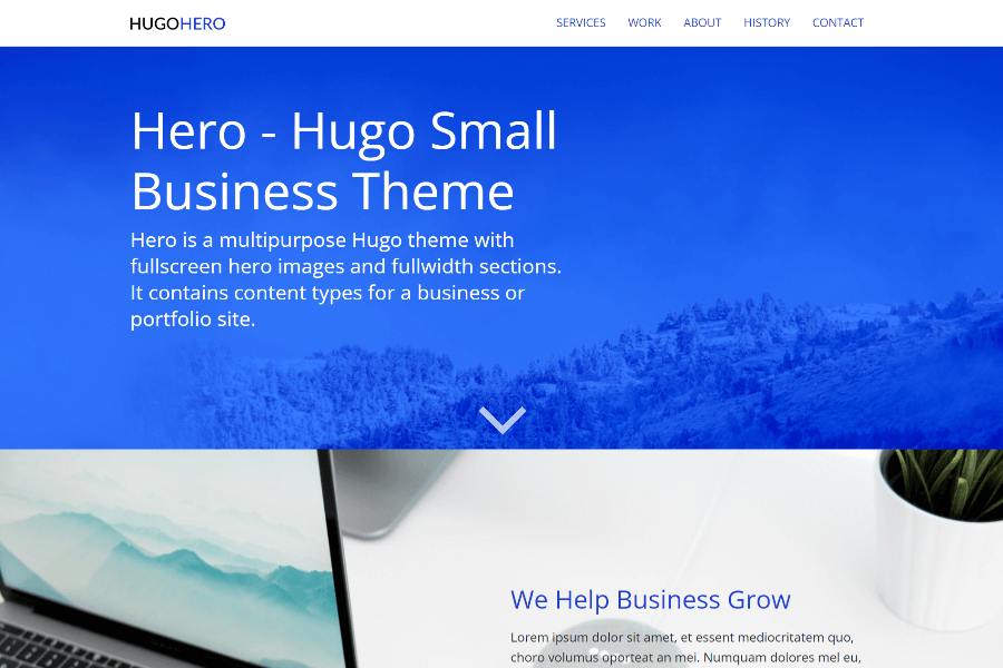 Hero Business Theme