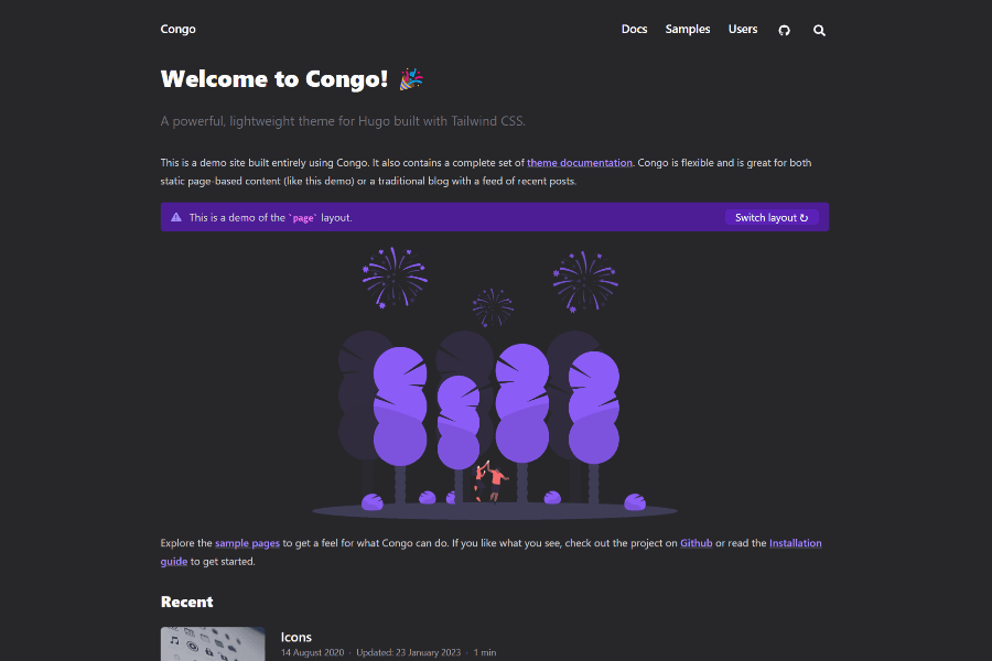 Congo Hugo Theme