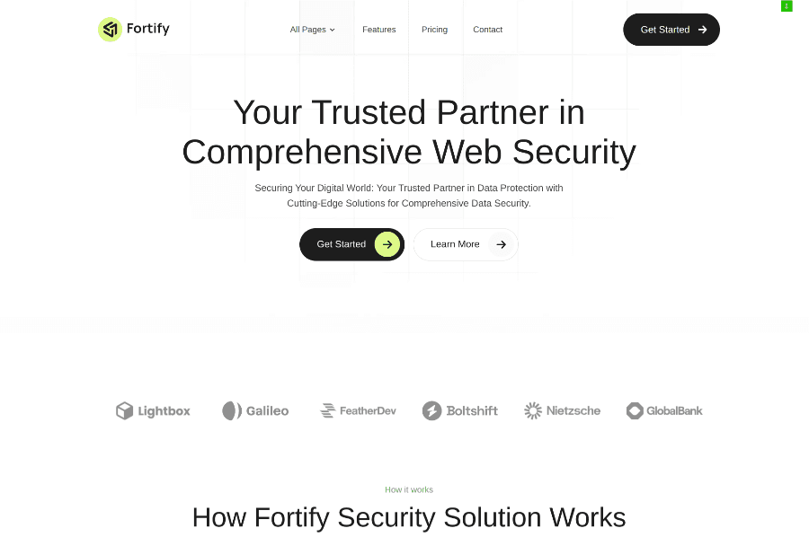 fortify saas hugo theme