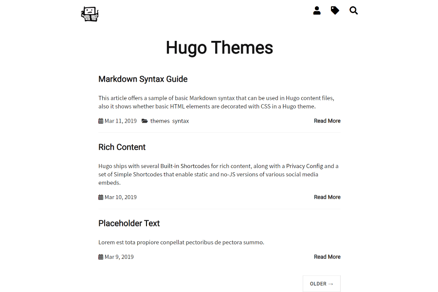 Harbor Hugo Theme