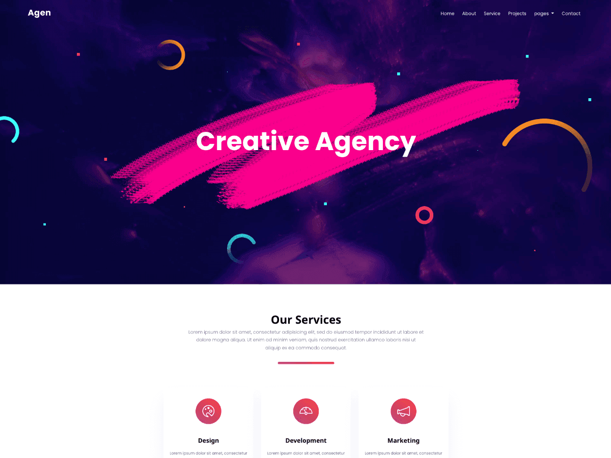 Agen - Creative Agency Hugo Theme