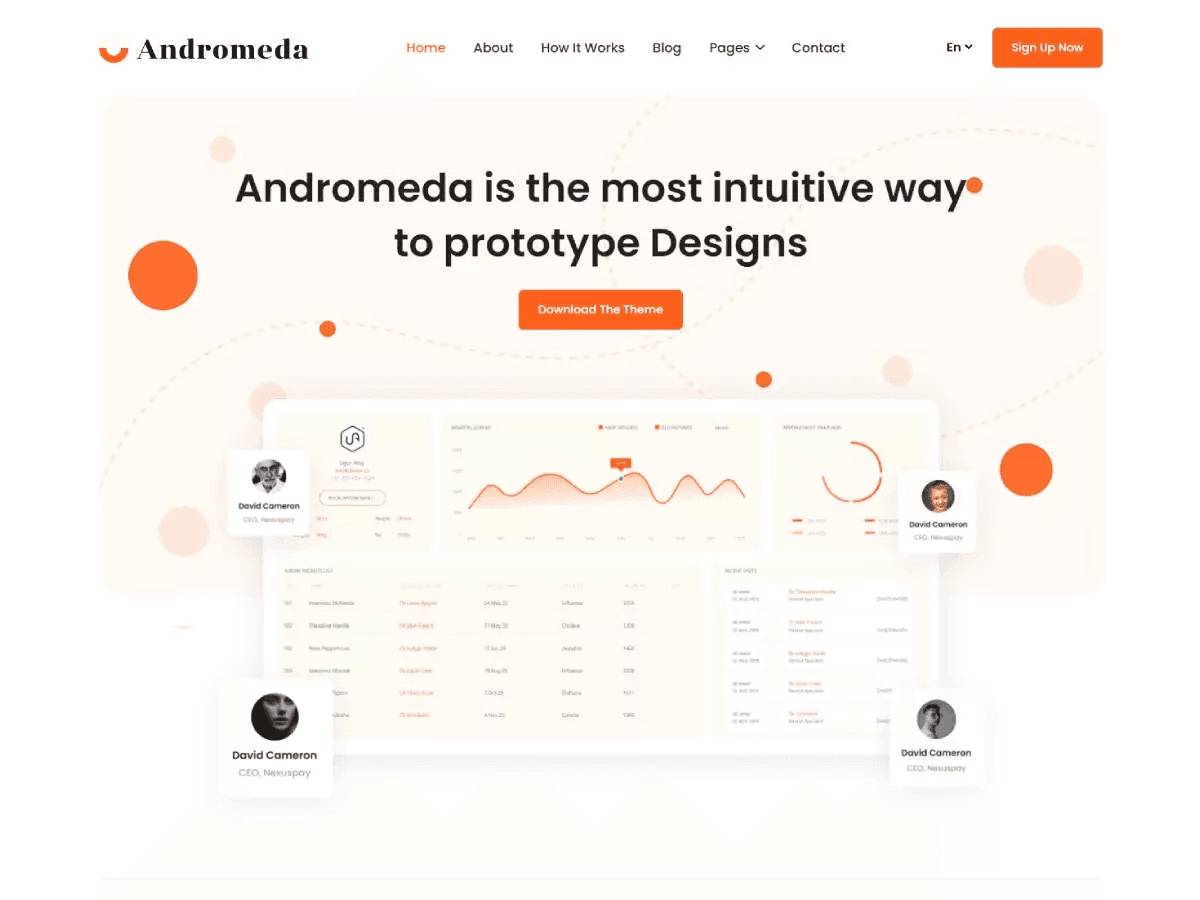 Andromeda - Hugo SaaS Landing Page