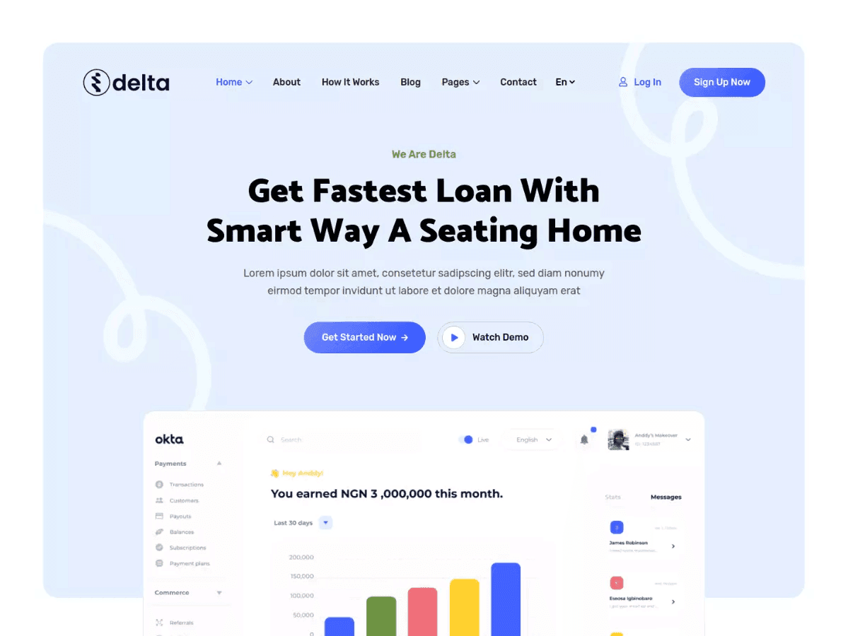 Delta - Creative SaaS Theme