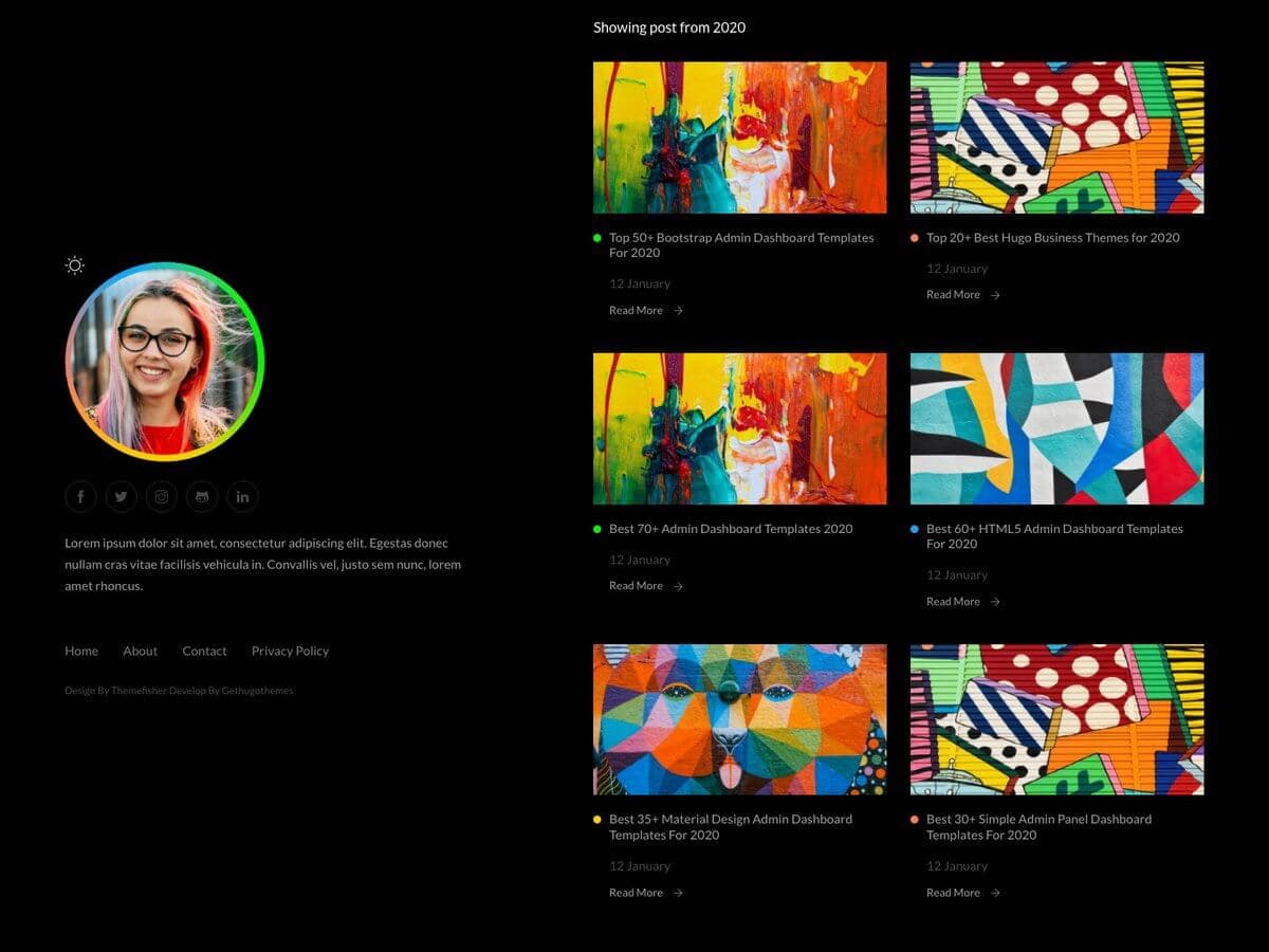 Nebula - Hugo Personal Blog Theme