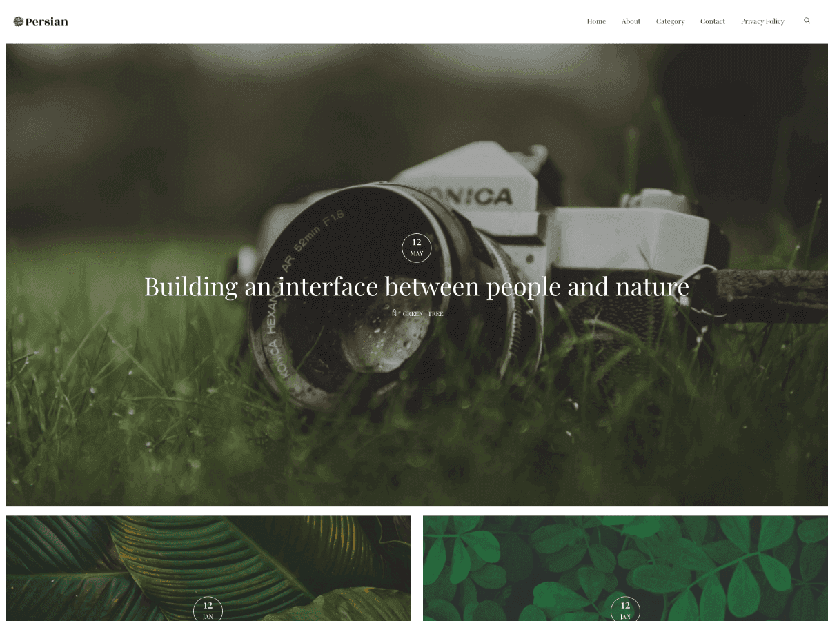 Persian - Clean Hugo Blog Theme