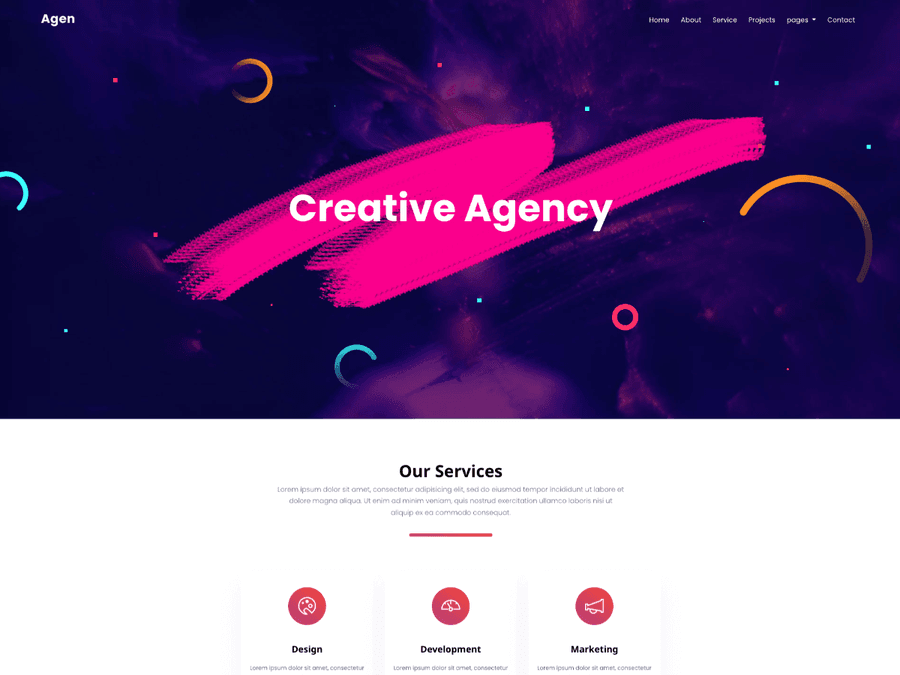 Agen Agency Theme