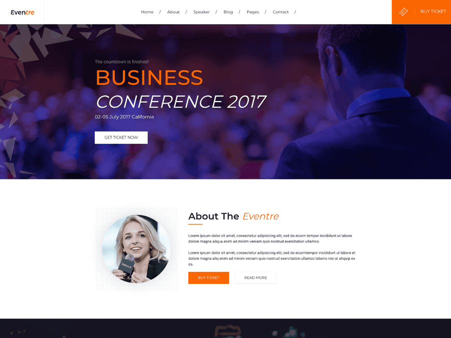 Eventre Event & Conference Theme