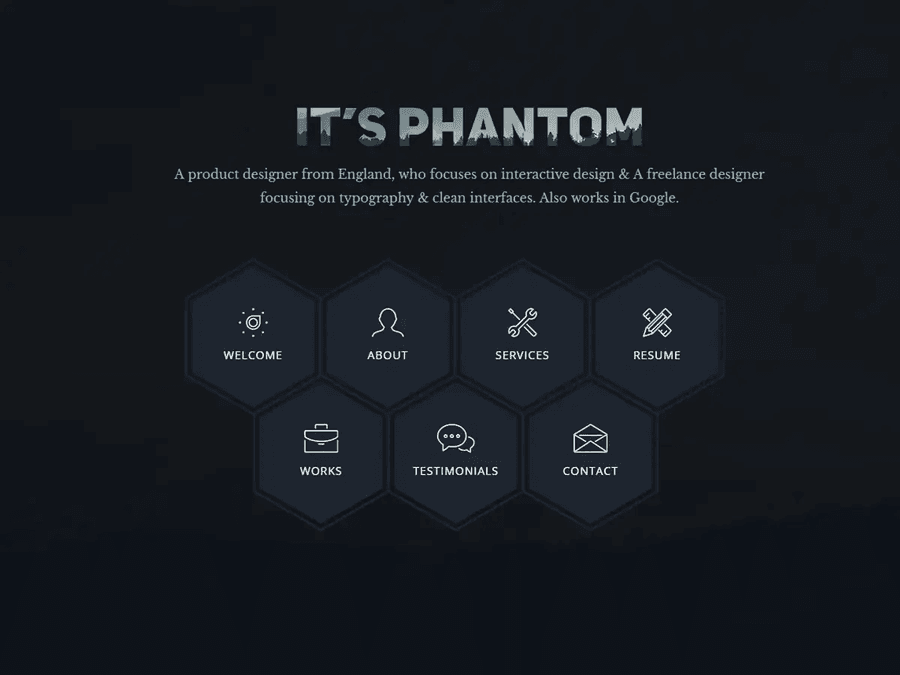 Phantom Creative Portfolio Theme