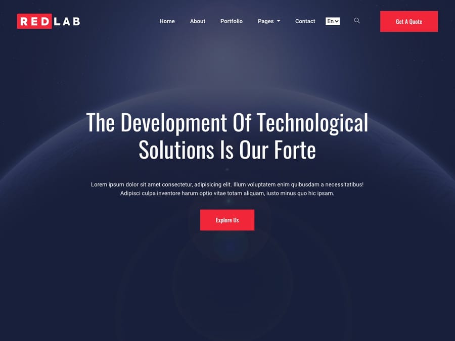 Redlab Business Theme