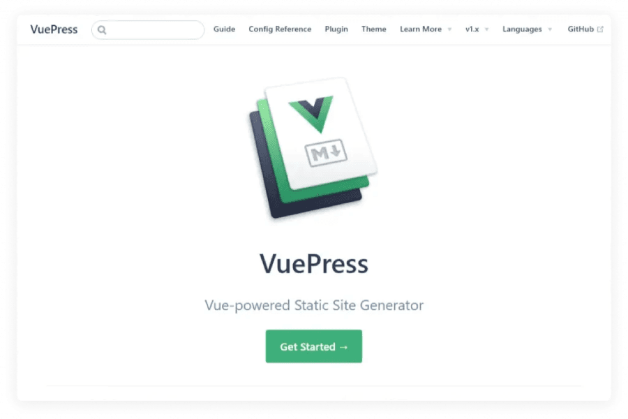 vuepress-static-site-generator