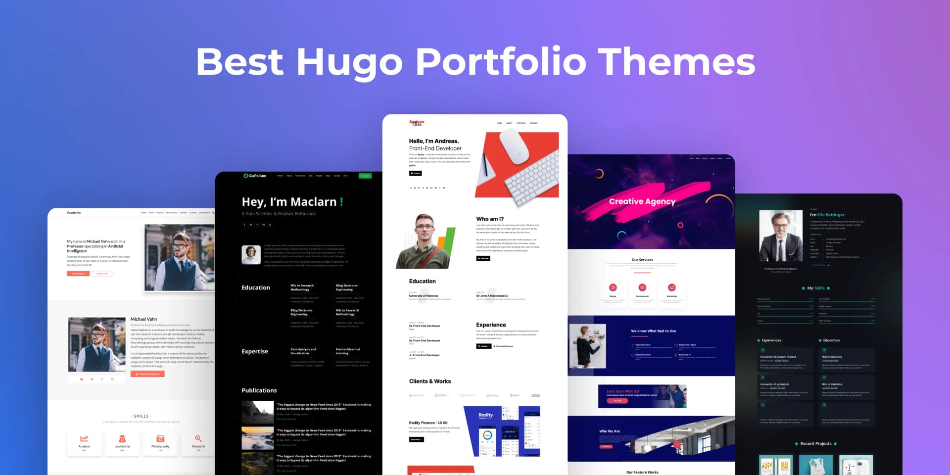 10+ Best Hugo Portfolio Themes In 2026