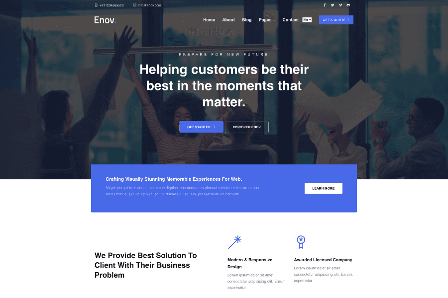 Bootstrap Hugo Business Theme