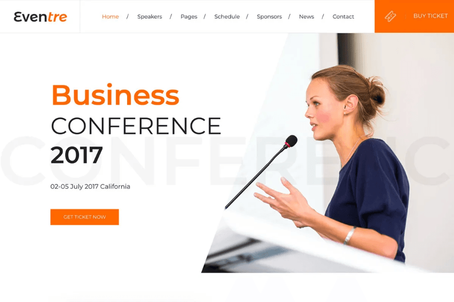 Eventre Hugo Business Confreance Template