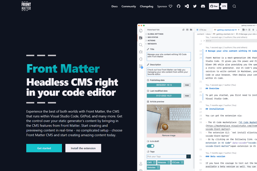 frontmatter-cms