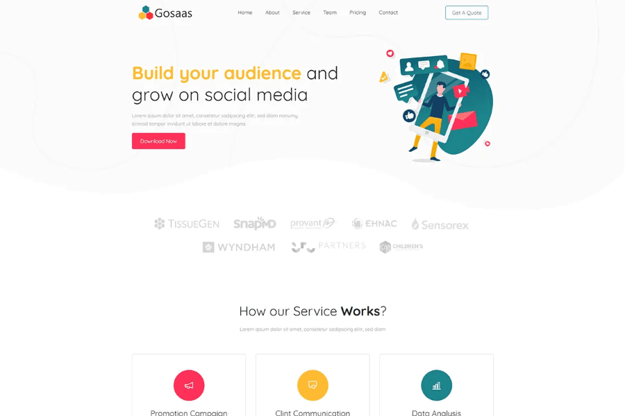 Gosaas-landing-page-themes