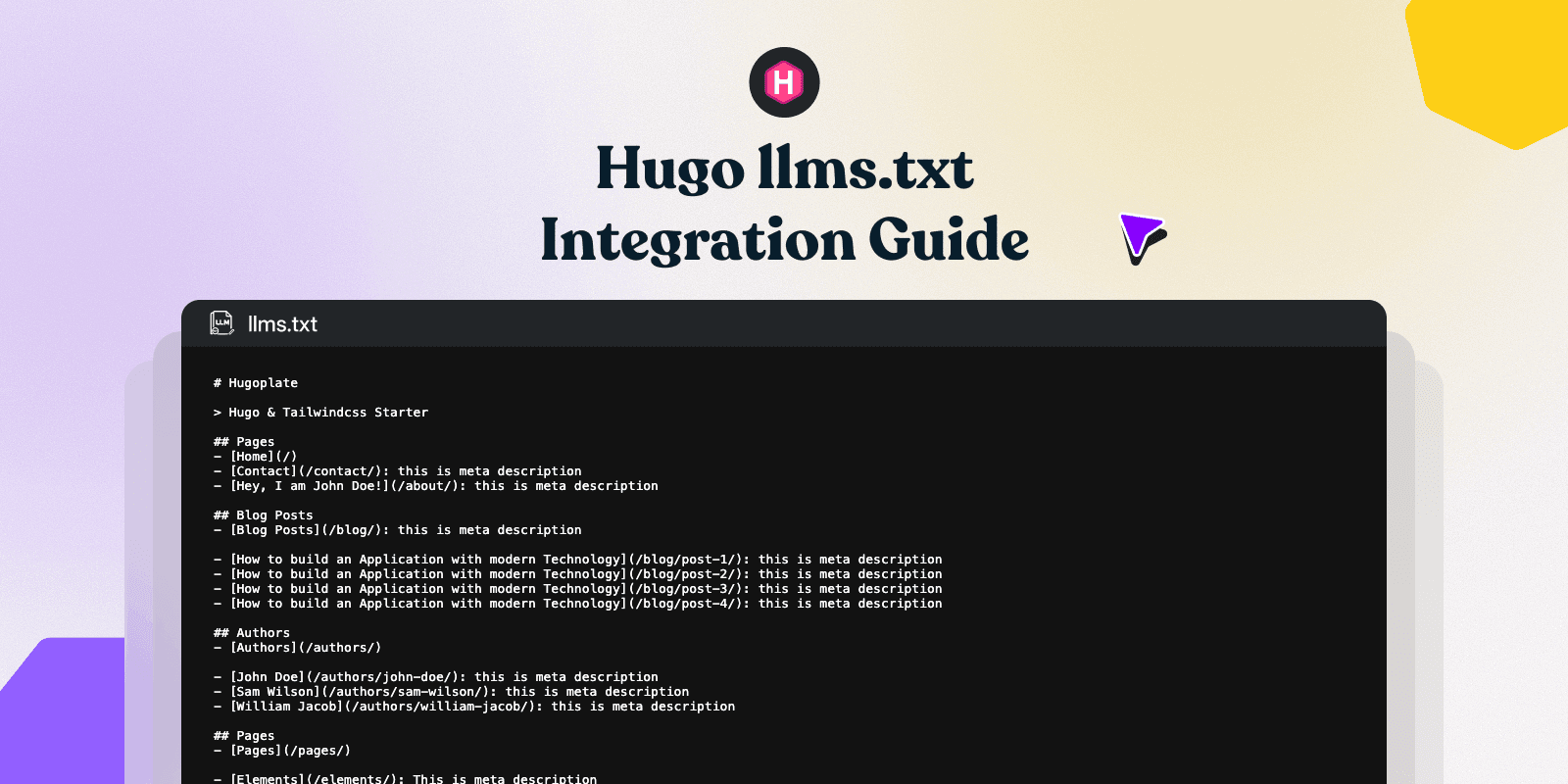 How to Add llms.txt to Your Hugo Site for Generative Engine Optimization (GEO)