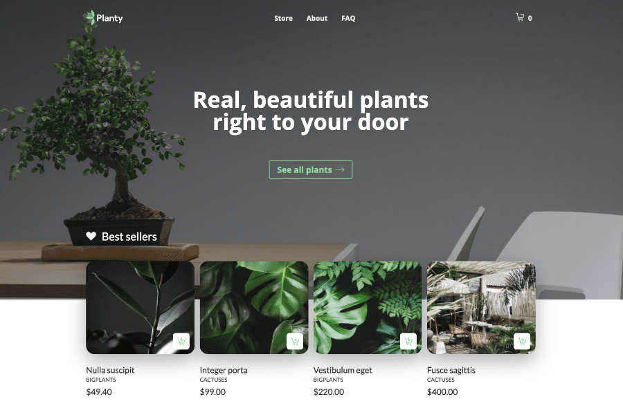 planty hugo theme