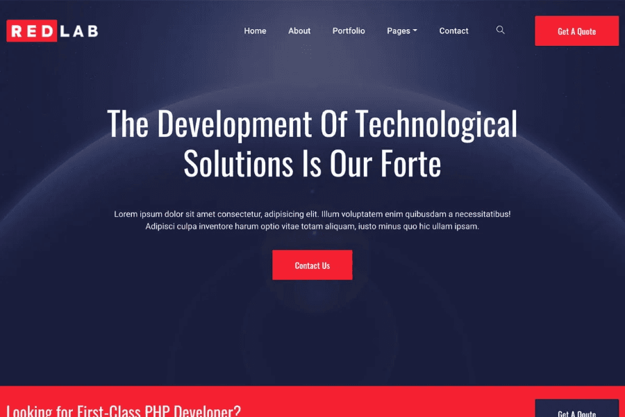 Bootstrap IT Company Hugo Theme