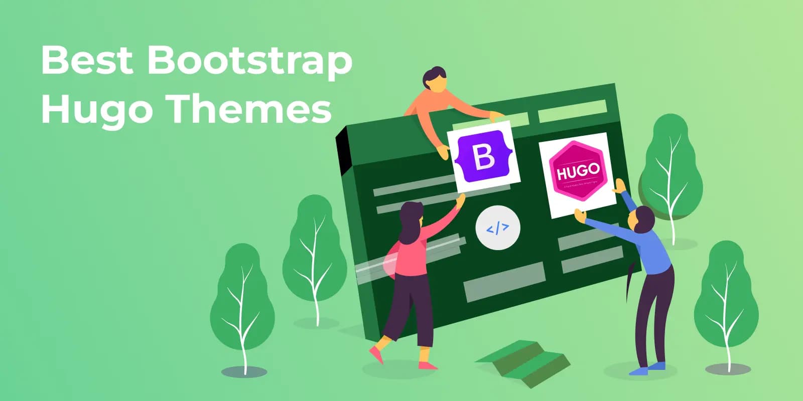 30+ Best Bootstrap Hugo Themes