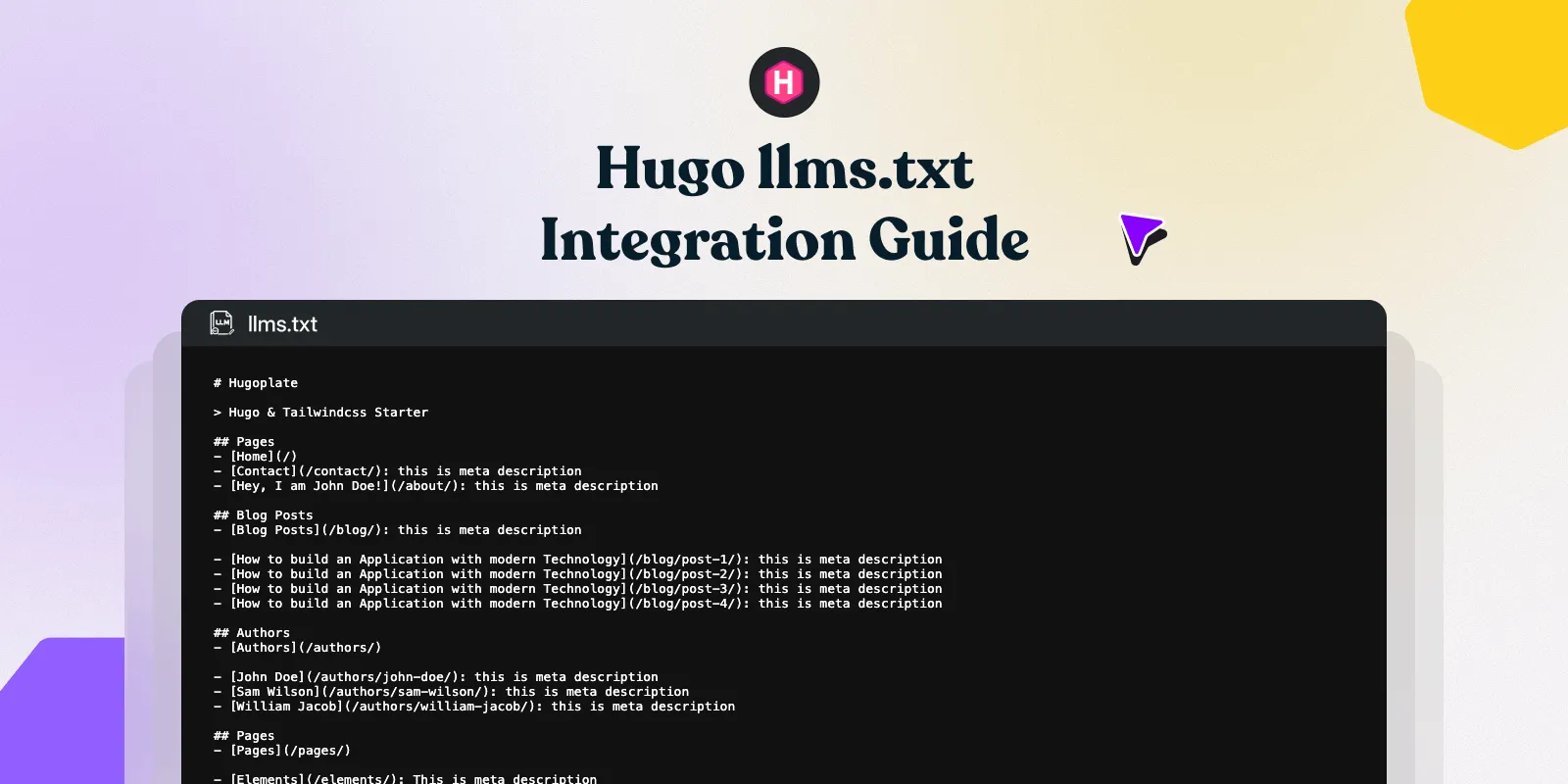 How to Add llms.txt to Your Hugo Site for Generative Engine Optimization (GEO)