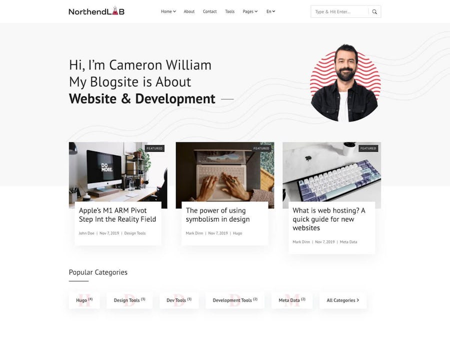NorthendLab Portfolio & Blog Theme