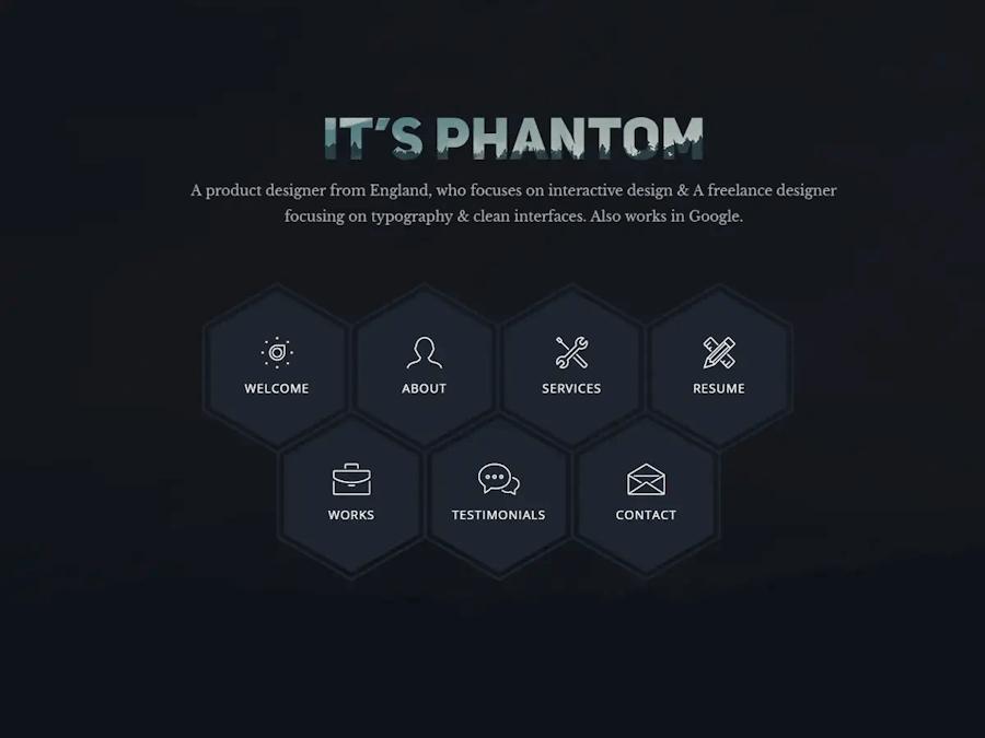 Phantom Creative Portfolio Theme