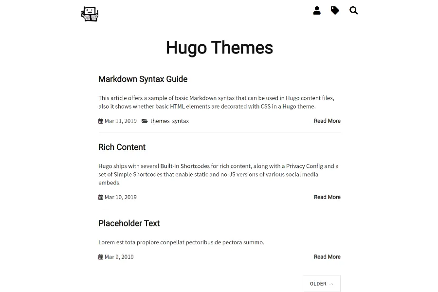 Harbor Hugo Theme